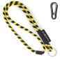 Preview: Stylisches Tubular Lanyard für Schlüssel, Handy und Ausweise